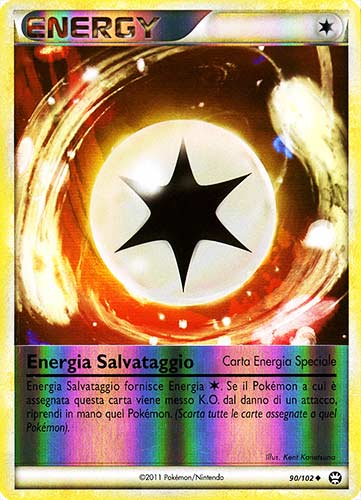 090 / 102 Energia Salvataggio non comune foil reverse (IT) -NEAR MINT-
