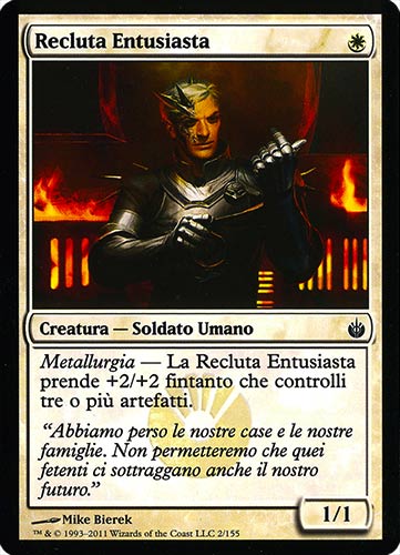 002 / 155 Recluta Entusiasta comune (IT) -NEAR MINT-