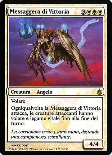 018 / 155 Messaggera di Vittoria rara (IT) -NEAR MINT-