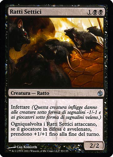 055 / 155 Ratti Settici non comune (IT) -NEAR MINT-