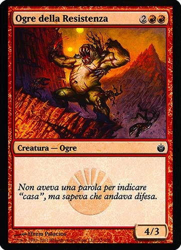 072 / 155 Ogre della Resistenza comune (IT) -NEAR MINT-