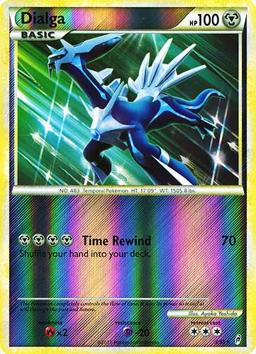 03 / 95 Dialga rara foil reverse (EN) -NEAR MINT-