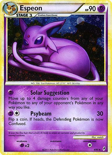 04 / 95 Espeon rara foil (EN) -NEAR MINT-