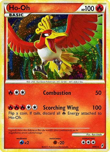 09 / 95 Ho-Oh rara foil (EN) -NEAR MINT-