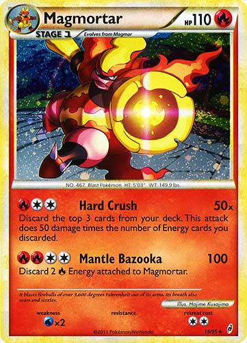 16 / 95 Magmortar rara foil (EN) -NEAR MINT-