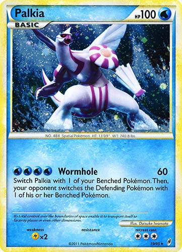19 / 95 Palkia rara foil (EN) -NEAR MINT-