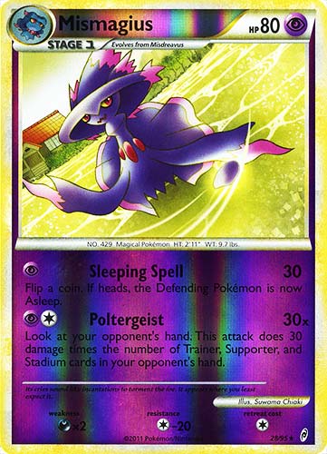 28 / 95 Mismagius rara foil reverse (EN) -NEAR MINT-