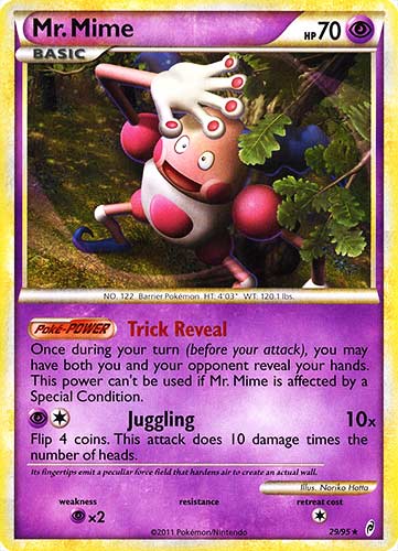 29 / 95 Mr. Mime rara (EN) -NEAR MINT-