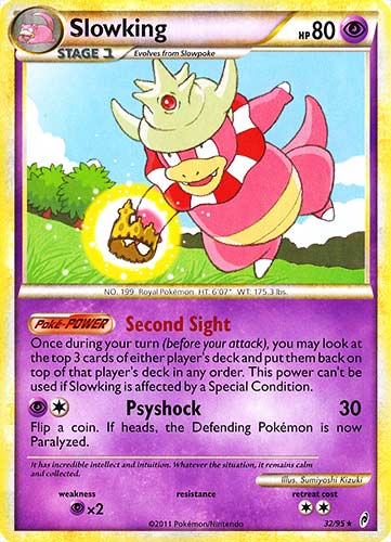 32 / 95 Slowking rara (EN) -NEAR MINT-