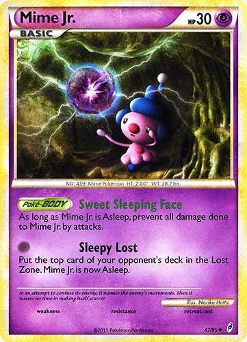 47 / 95 Mime Jr. non comune (EN) -NEAR MINT-