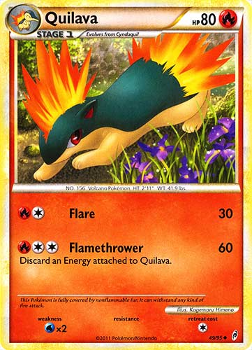 49 / 95 Quilava non comune (EN) -NEAR MINT-