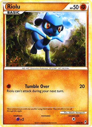 50 / 95 Riolu non comune (EN) -NEAR MINT-