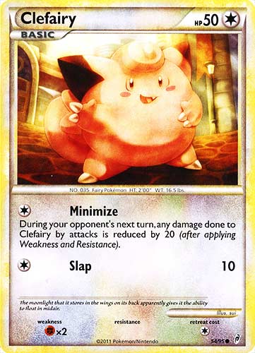 54 / 95 Clefairy comune (EN) -NEAR MINT-