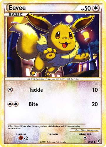 56 / 95 Eevee comune (EN) -NEAR MINT-