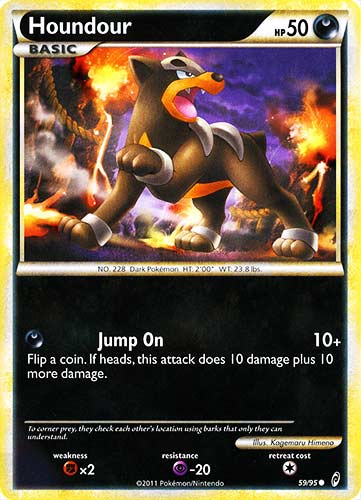 59 / 95 Houndour comune (EN) -NEAR MINT-
