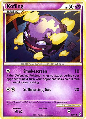 60 / 95 Koffing comune (EN) -NEAR MINT-