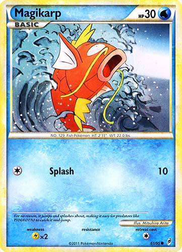 61 / 95 Magikarp comune (EN) -NEAR MINT-