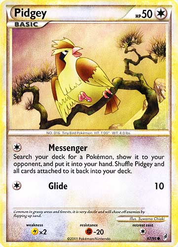67 / 95 Pidgey comune (EN) -NEAR MINT-
