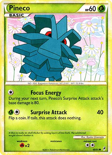 68 / 95 Pineco comune (EN) -NEAR MINT-