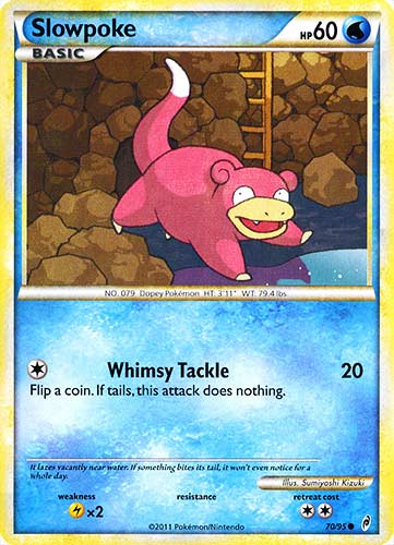 70 / 95 Slowpoke comune (EN) -NEAR MINT-