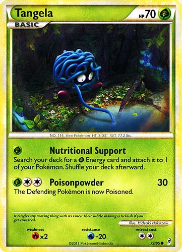 72 / 95 Tangela comune (EN) -NEAR MINT-