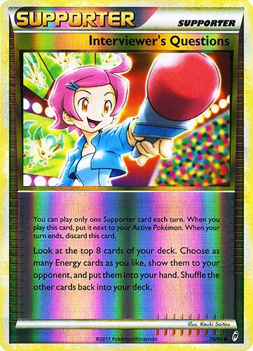 79 / 95 Interviewer's Questions non comune foil reverse (EN) -NEAR MINT-