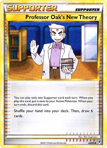 83 / 95 Professor Oak's New Theory non comune (EN) -NEAR MINT-