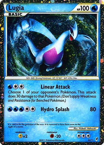 SL7 Lugia rara prime foil (EN) -NEAR MINT-