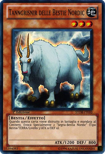 STOR-IT010 Tanngrisnir delle Bestie Nordic super rara 1a Edizione (IT) -NEAR MINT-