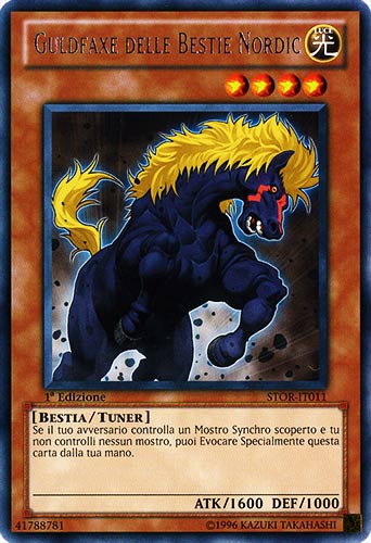 STOR-IT011 Guldfaxe delle Bestie Nordic rara 1a Edizione (IT)  -GOOD-