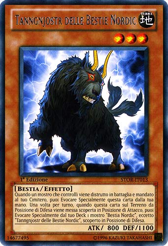 STOR-IT013 Tanngnjostr delle Bestie Nordic rara 1a Edizione (IT) -NEAR MINT-