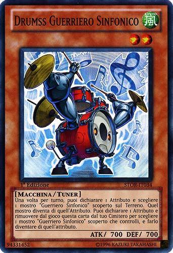 STOR-IT034 Drumss Guerriero Sinfonico super rara 1a Edizione (IT)  -GOOD-