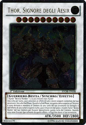 STOR-IT038 Thor, Signore degli Aesir rara ultimate 1a Edizione (IT) -NEAR MINT-