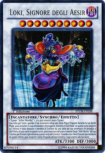 STOR-IT039 Loki, Signore degli Aesir ultra rara 1a Edizione (IT)  -PLAYED-