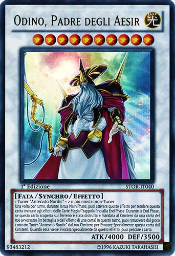 STOR-IT040 Odino, Padre degli Aesir ultra rara 1a Edizione (IT)  -GOOD-