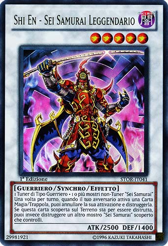 STOR-IT041 Shi En-Sei Samurai Leggendario ultra rara 1a Edizione (IT) -NEAR MINT-