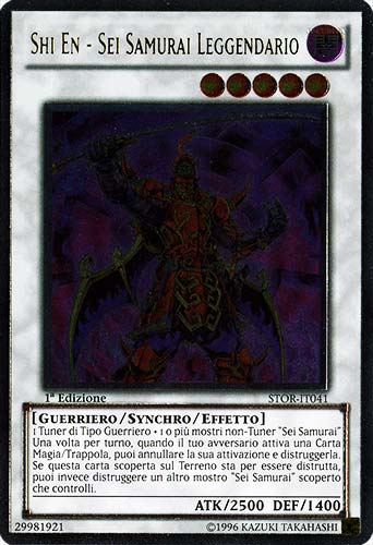 STOR-IT041 Shi En-Sei Samurai Leggendario rara ultimate 1a Edizione (IT) -NEAR MINT-