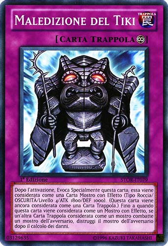 STOR-IT079 Maledizione del Tiki comune 1a Edizione (IT) -NEAR MINT-
