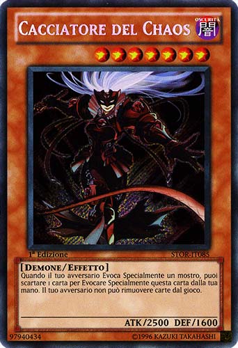 STOR-IT085 Cacciatore del Chaos rara segreta 1a Edizione (IT) -NEAR MINT-