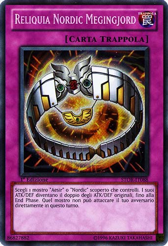 STOR-IT088 Reliquia Nordic Megingjord rara segreta 1a Edizione (IT) -NEAR MINT-