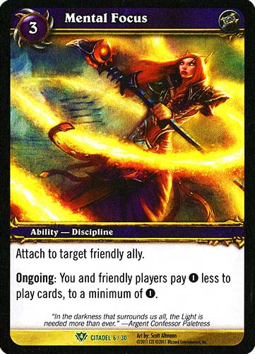 Mental Focus non comune foil (EN) -NEAR MINT-