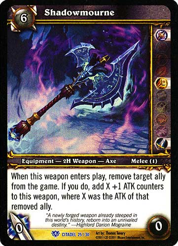 Shadowmourne rara foil (EN) -NEAR MINT-