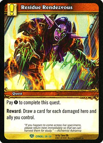 Residue Rendezvous non comune foil (EN) -NEAR MINT-