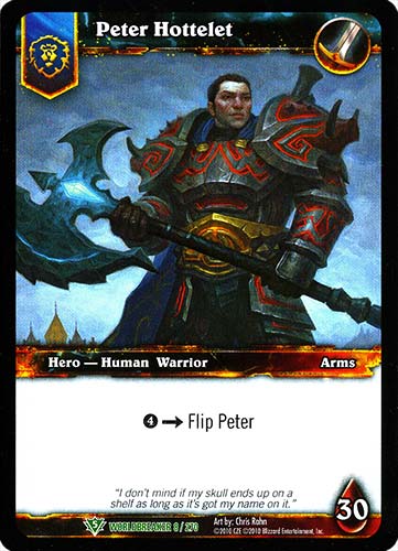 WORLDBREAKER 008 / 270 Peter Hottelet non comune (EN) -NEAR MINT-