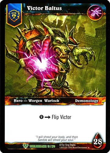 WORLDBREAKER 010 / 270 Victor Baltus non comune (EN) -NEAR MINT-