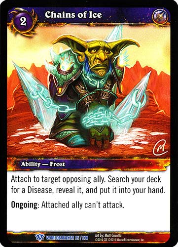 WORLDBREAKER 025 / 270 Chains of Ice rara (EN) -NEAR MINT-