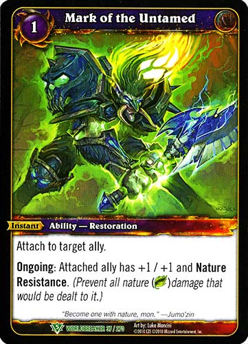 WORLDBREAKER 037 / 270 Mark of the Untamed non comune (EN) -NEAR MINT-