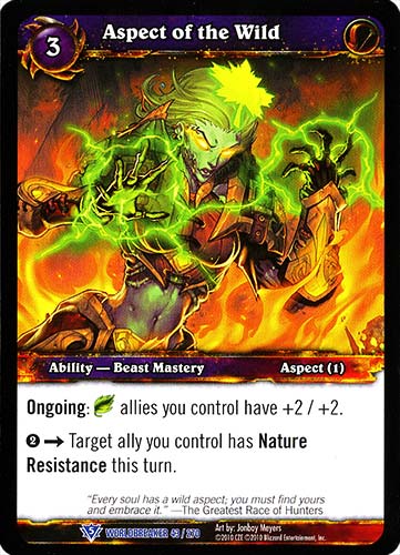 WORLDBREAKER 043 / 270 Aspect of the Wild rara (EN) -NEAR MINT-