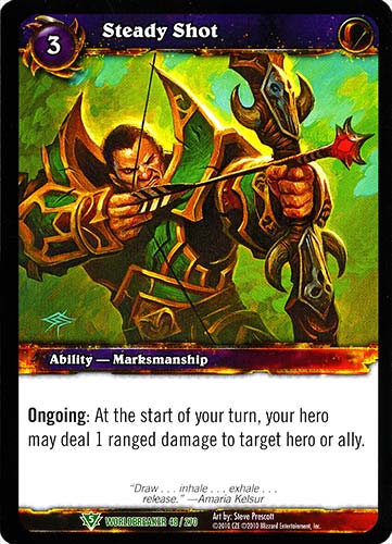 WORLDBREAKER 048 / 270 Steady Shot non comune (EN) -NEAR MINT-