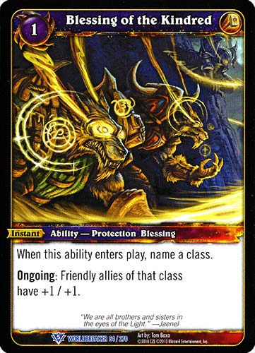 WORLDBREAKER 064 / 270 Blessing of the Kindred rara (EN) -NEAR MINT-